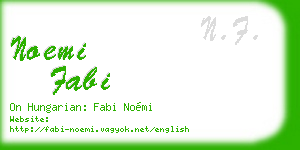 noemi fabi business card